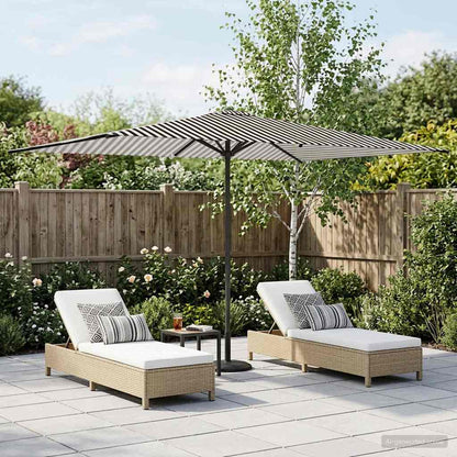 Dārza Parasols 200 X 300 Cm Poliesters Taisnstūra