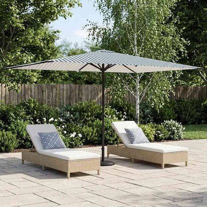 Dārza Parasols 200 X 300 Cm Poliesters Taisnstūra
