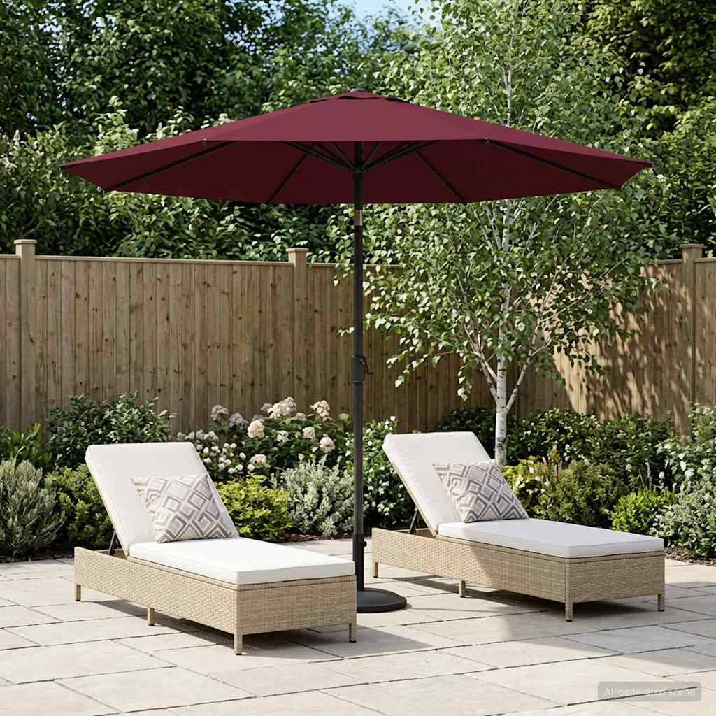 Dārza Parasols 200 X 300 Cm Poliesters Taisnstūra
