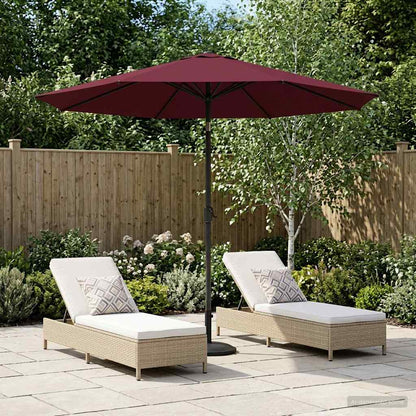 Dārza Parasols 200 X 300 Cm Poliesters Taisnstūra