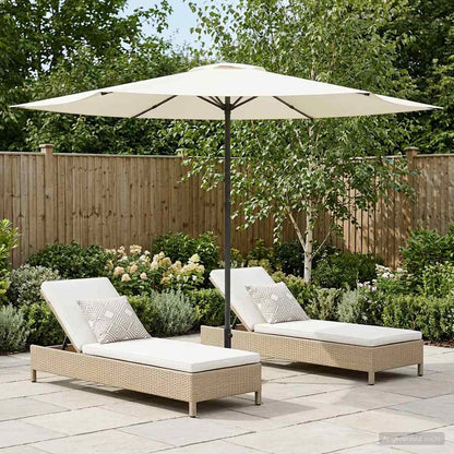 Dārza Parasols 200 X 300 Cm Poliesters Taisnstūra