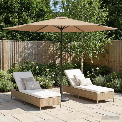 Dārza Parasols 200 X 300 Cm Poliesters Taisnstūra