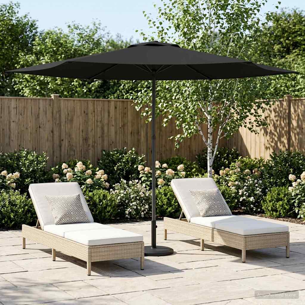 Dārza Parasols 200 X 300 Cm Poliesters Taisnstūra