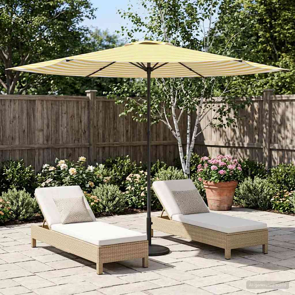 Dārza Parasols 200 X 300 Cm Poliesters Taisnstūra
