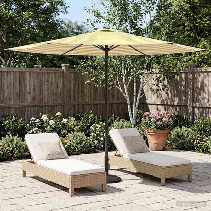 Dārza Parasols 200 X 300 Cm Poliesters Taisnstūra
