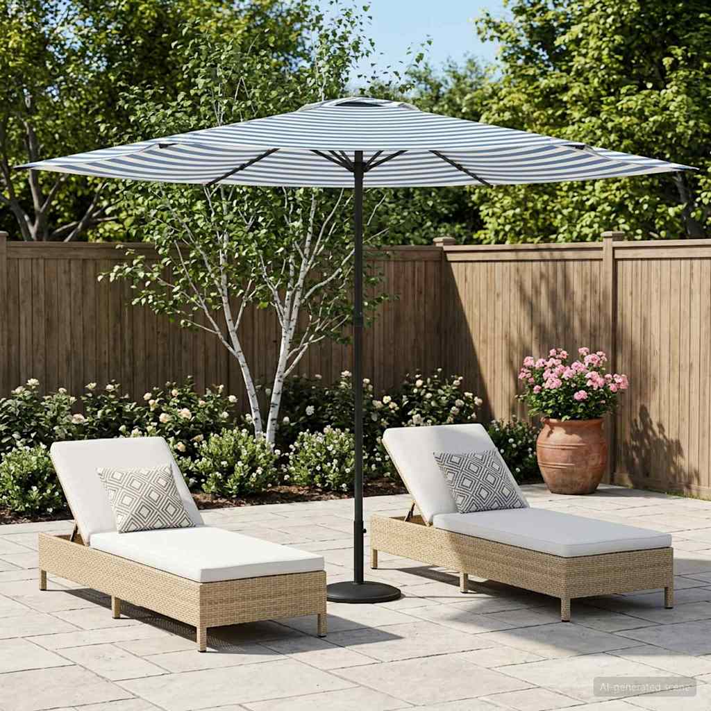 Dārza Parasols 200 X 300 Cm Poliesters Taisnstūra
