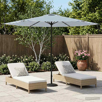 Dārza Parasols 200 X 300 Cm Poliesters Taisnstūra
