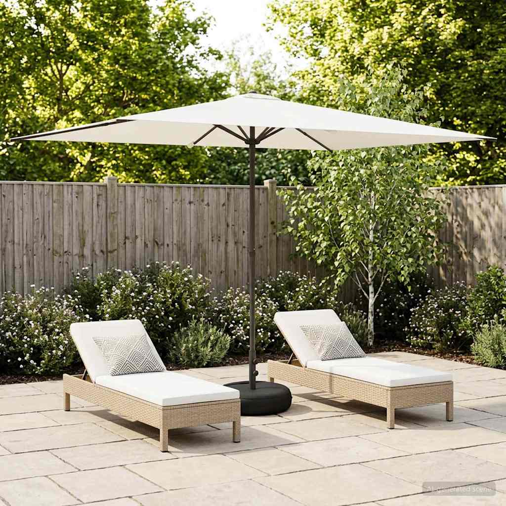 Dārza Parasols 200 X 300 Cm Poliesters Taisnstūra
