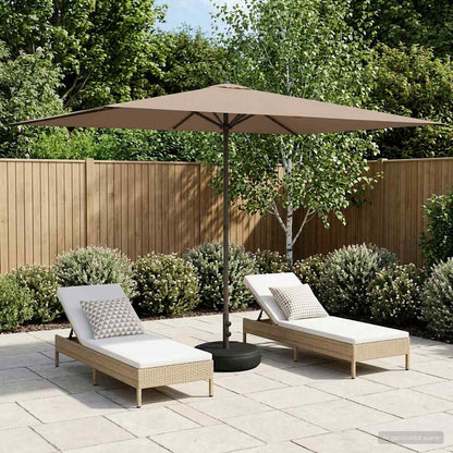 Dārza Parasols 200 X 300 Cm Poliesters Taisnstūra