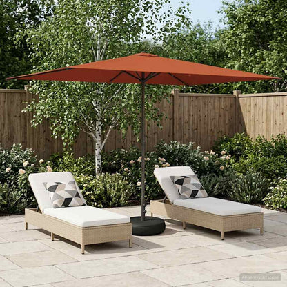 Dārza Parasols 200 X 300 Cm Poliesters Taisnstūra