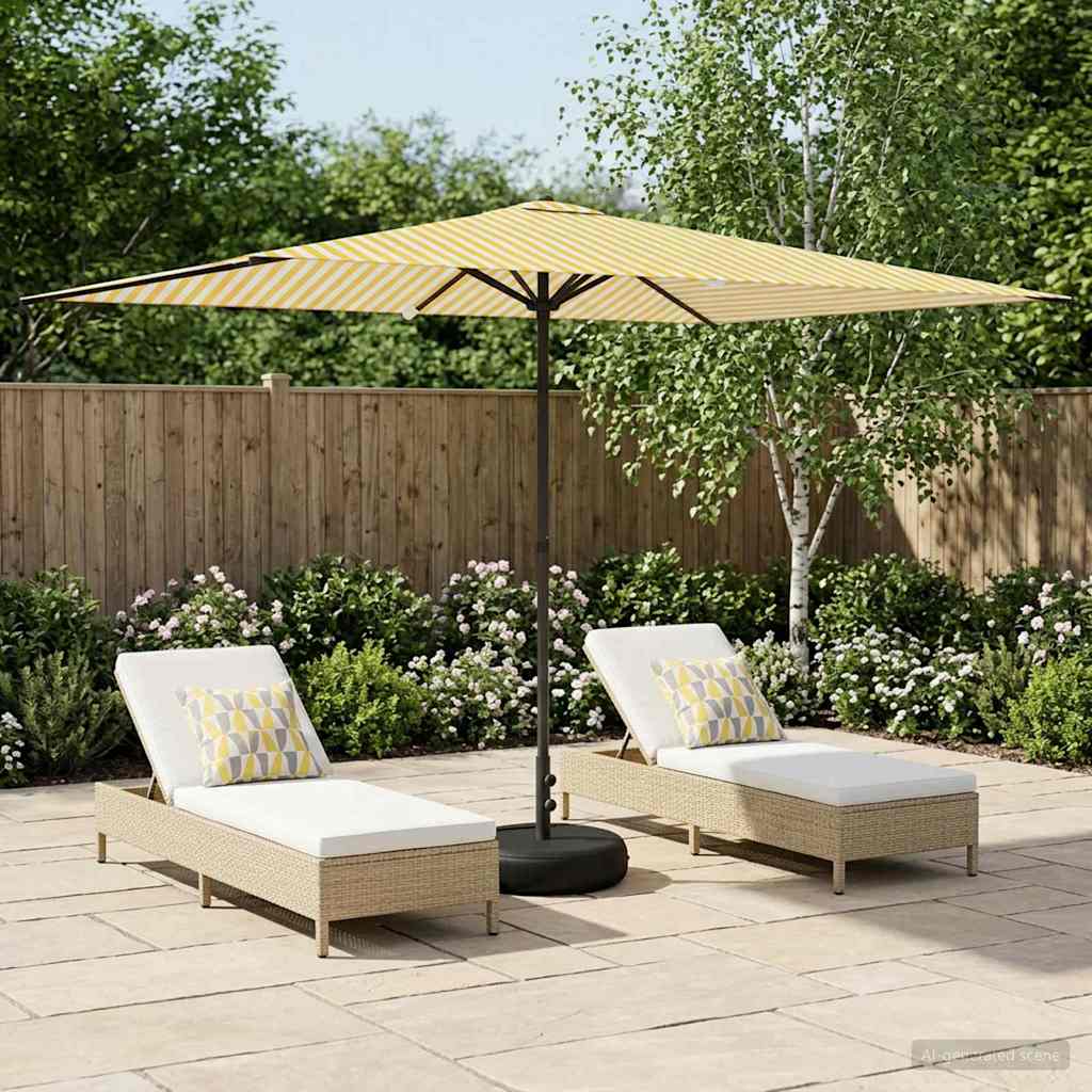 Dārza Parasols 200 X 300 Cm Poliesters Taisnstūra