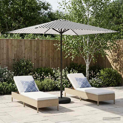 Dārza Parasols 200 X 300 Cm Poliesters Taisnstūra