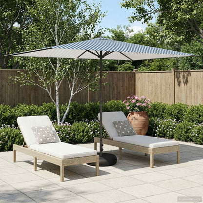 Dārza Parasols 200 X 300 Cm Poliesters Taisnstūra