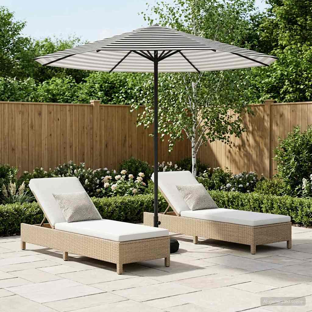 Dārza Parasols 200 X 300 Cm Poliesters Taisnstūra