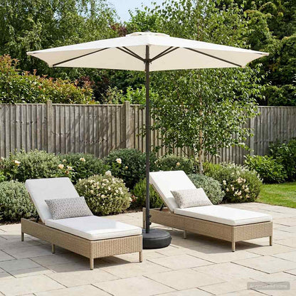 Dārza Parasols 200 X 300 Cm Poliesters Taisnstūra