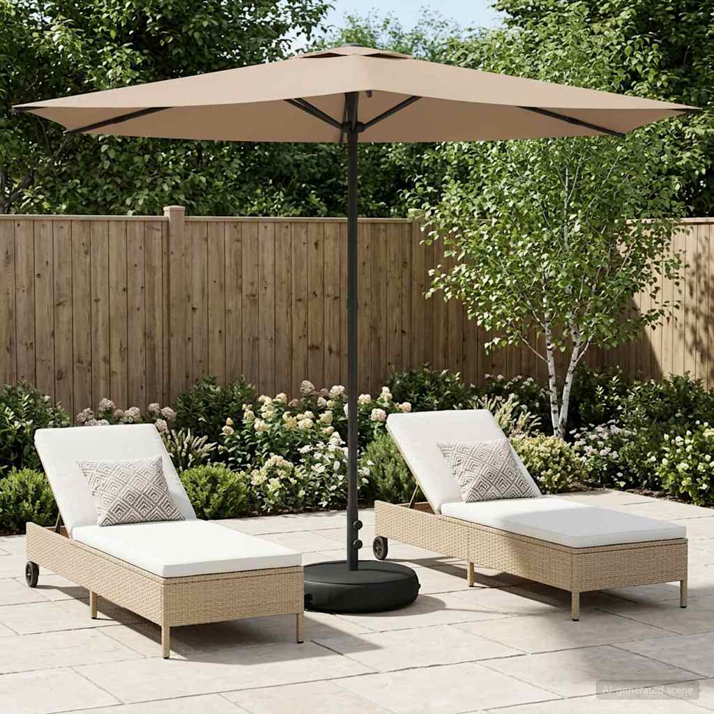 Dārza Parasols 200 X 300 Cm Poliesters Taisnstūra
