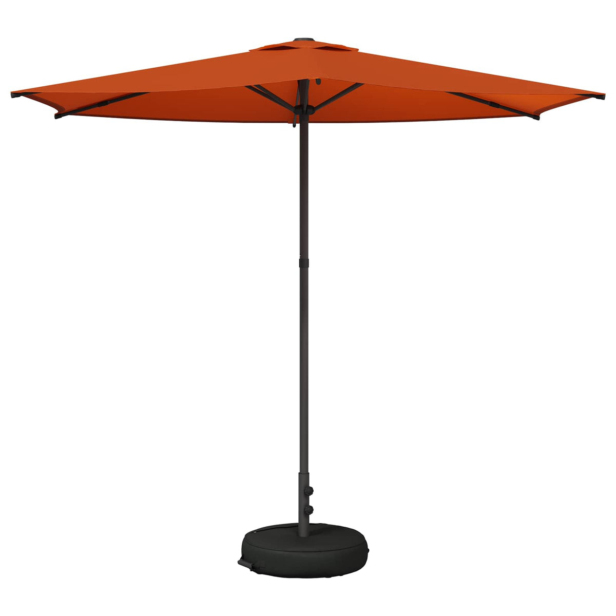 Dārza Parasols Ar Pamatu 270 X 270 Cm Poliesters Taisnstūra