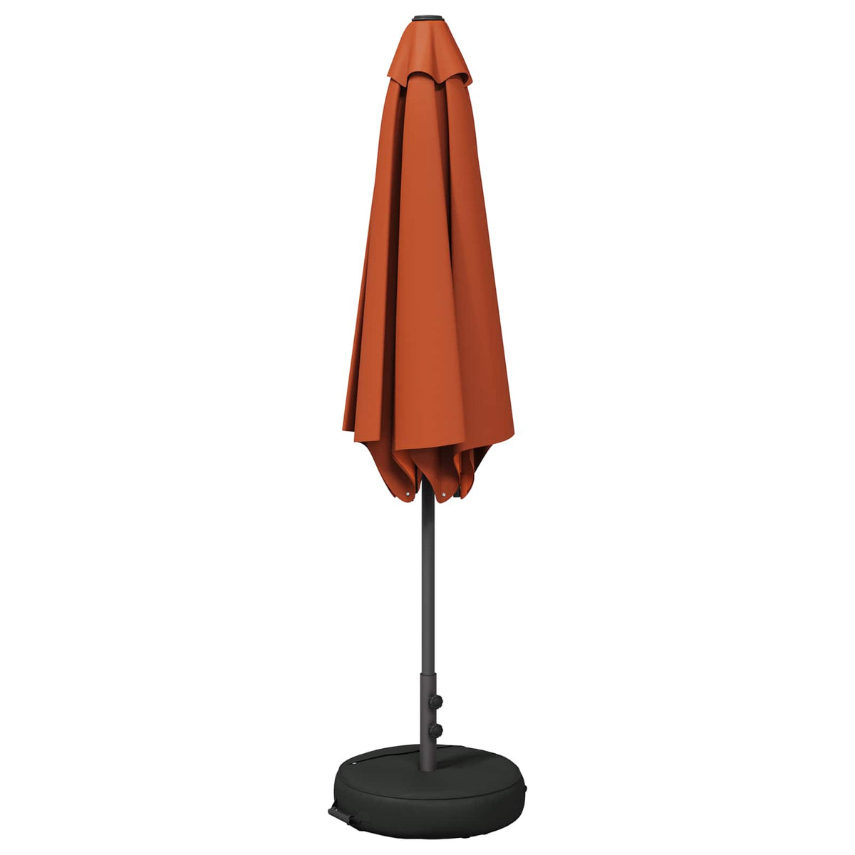 Dārza Parasols Ar Pamatu 270 X 270 Cm Poliesters Taisnstūra