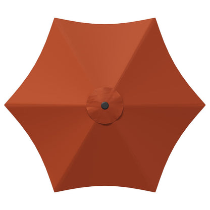 Dārza Parasols Ar Pamatu 270 X 270 Cm Poliesters Taisnstūra