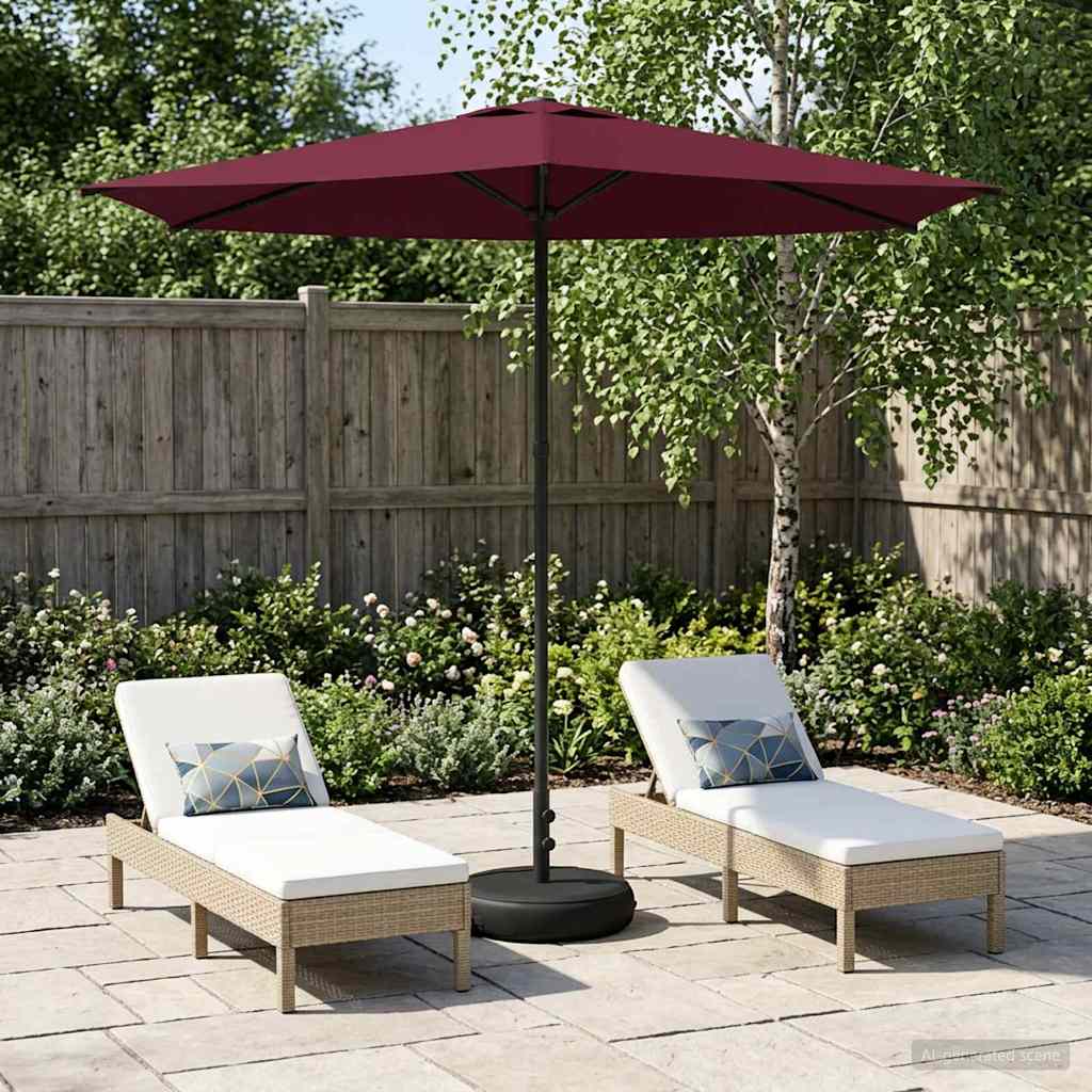 Dārza Parasols 200 X 300 Cm Poliesters Taisnstūra