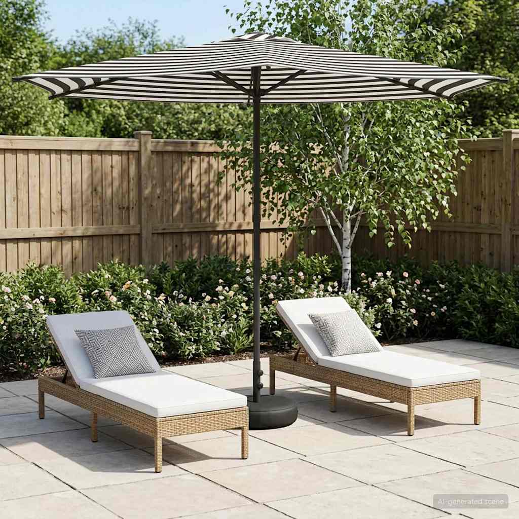 Dārza Parasols 200 X 300 Cm Poliesters Taisnstūra
