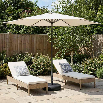 Dārza Parasols 200 X 300 Cm Poliesters Taisnstūra