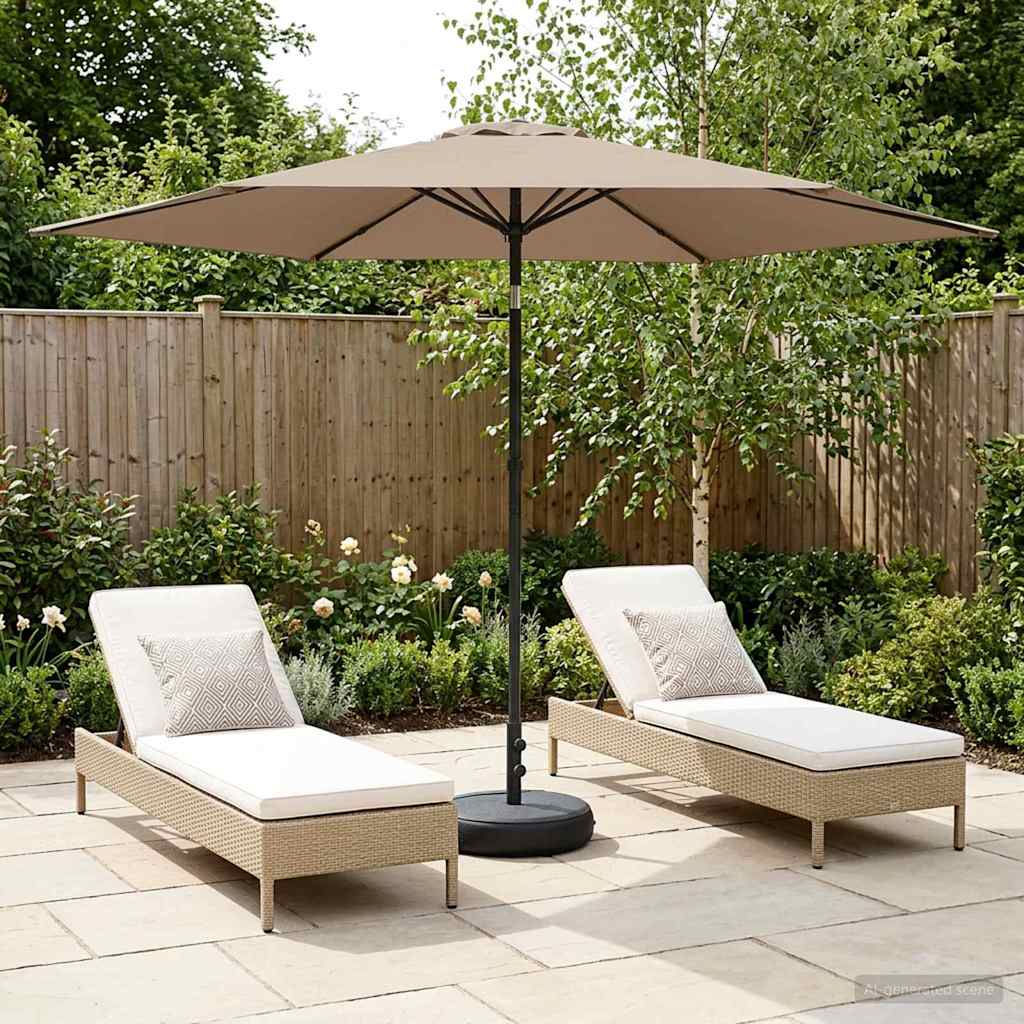 Dārza Parasols 200 X 300 Cm Poliesters Taisnstūra