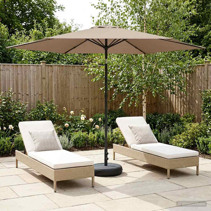 Dārza Parasols 200 X 300 Cm Poliesters Taisnstūra