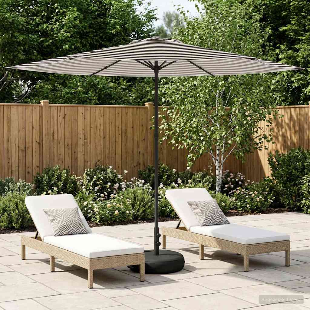 Dārza Parasols 200 X 300 Cm Poliesters Taisnstūra