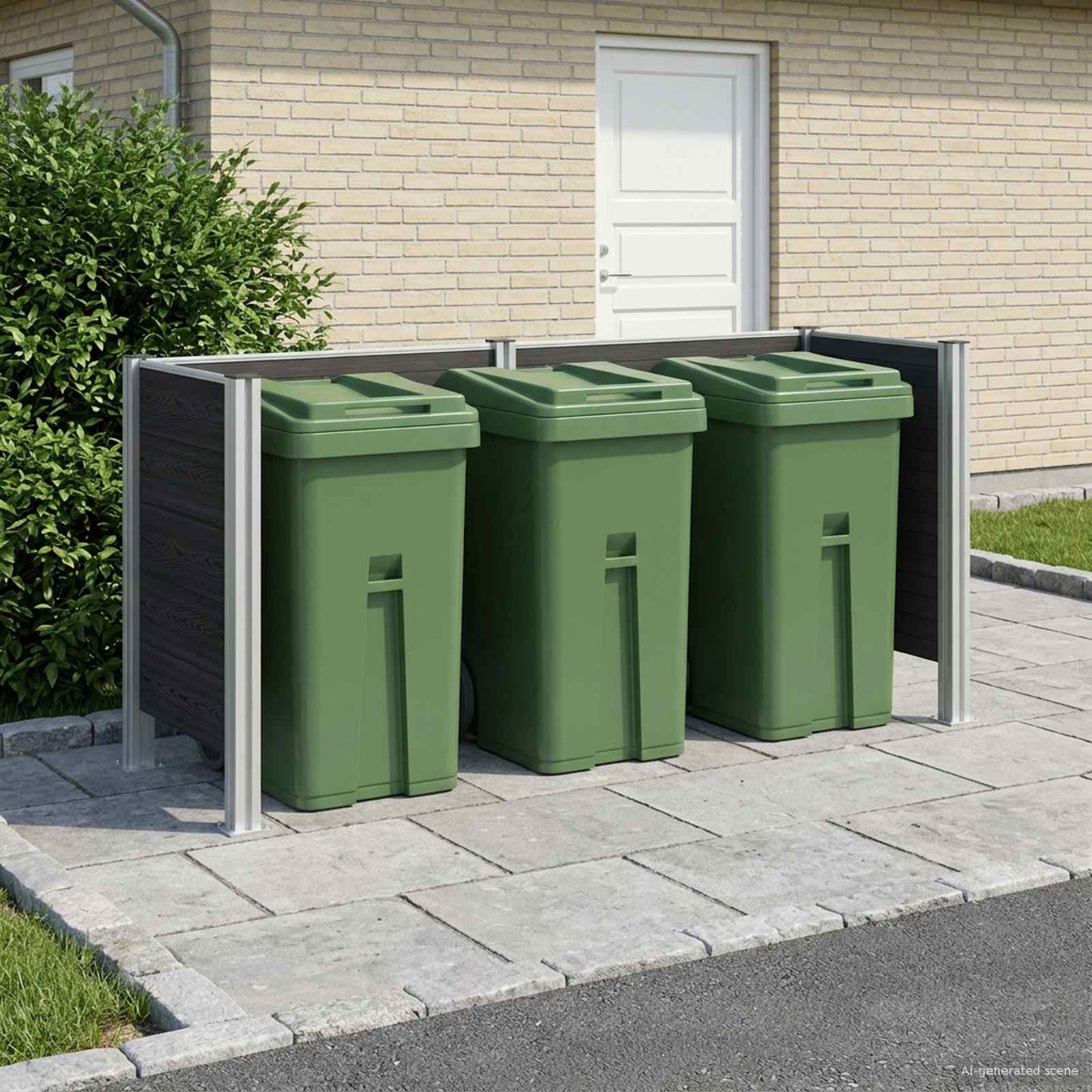 Atkritumu Tvertnes Žogs 315 X 85 X 115 Cm