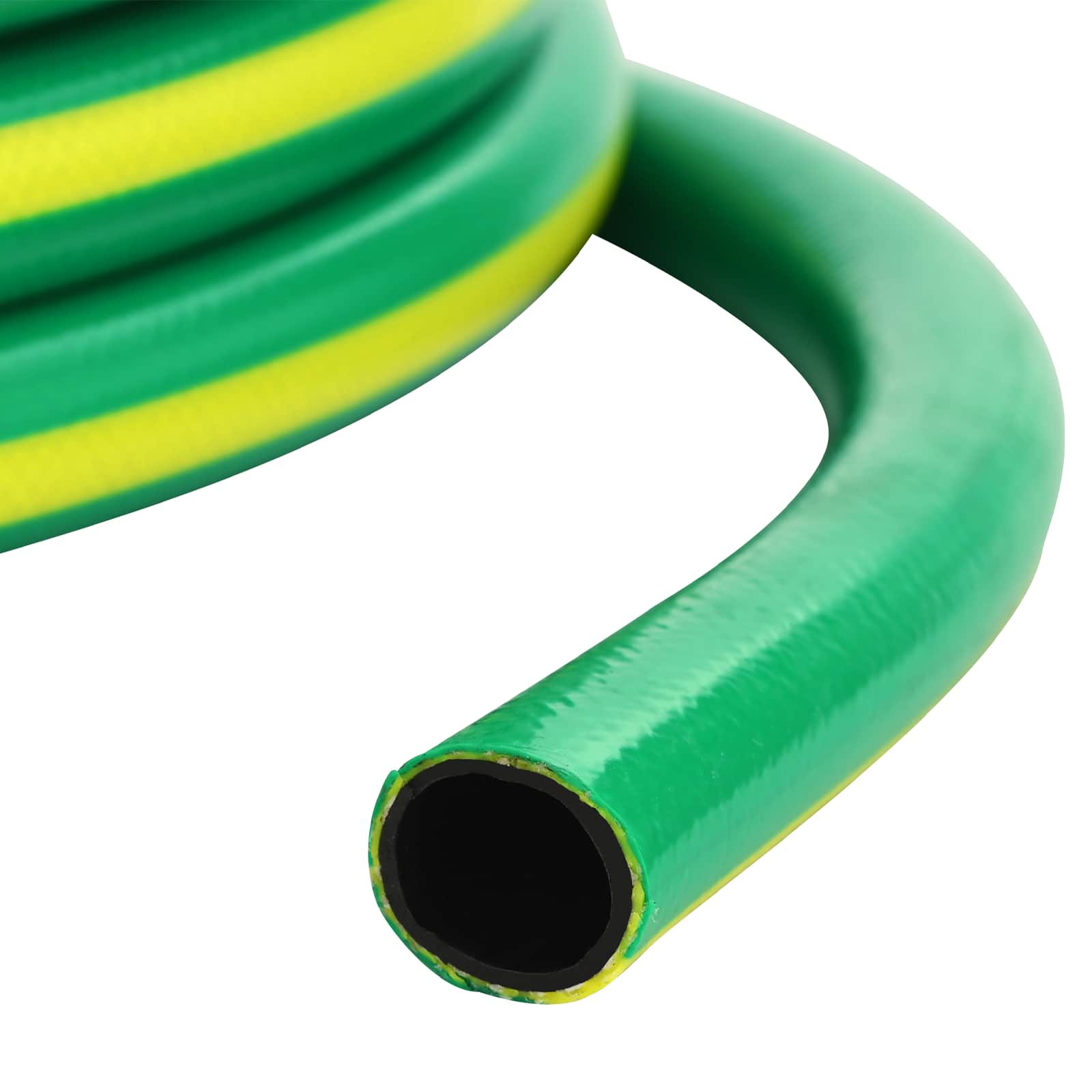 Dārza Šļūna 5-Slāņu Zaļš Un Dzeltenš 12 Mm Pvc