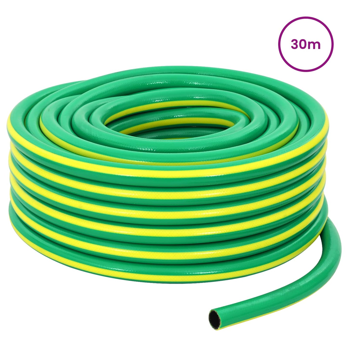 Dārza Šļūna 5-Slāņu Zaļš Un Dzeltenš 12 Mm Pvc