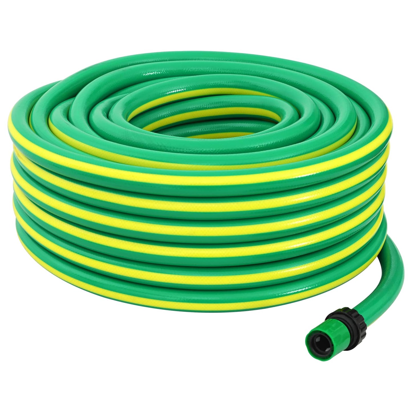 Dārza Šļūna 5-Slāņu Zaļš Un Dzeltenš 12 Mm Pvc
