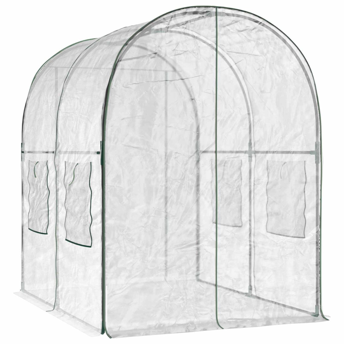 Siltumnīca Ar Rāmi 160 X 200 X 192,5 Cm Pvc Caurspīdīgs