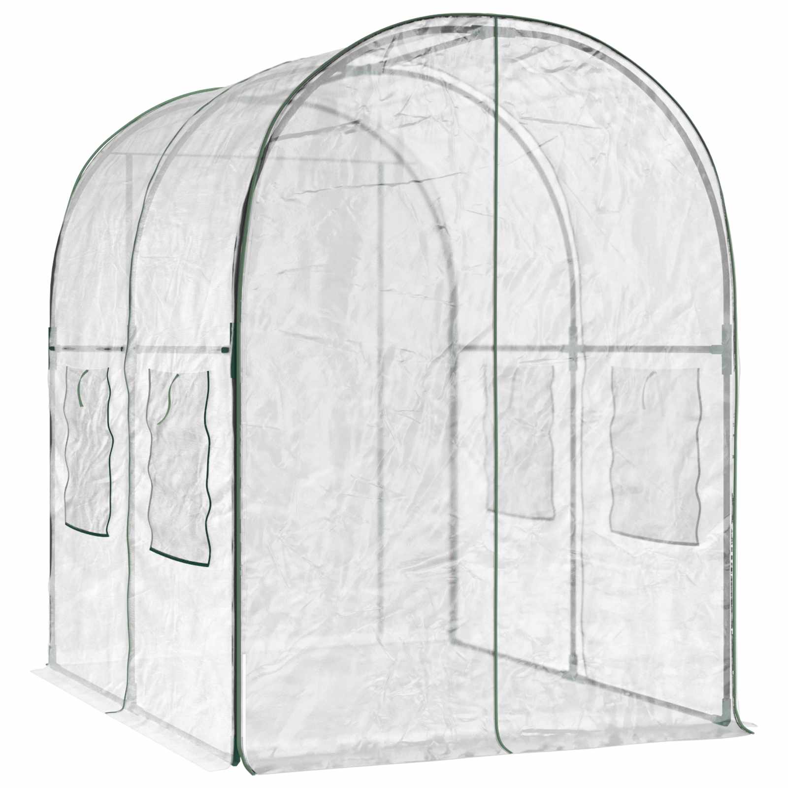 Siltumnīca Ar Rāmi 160 X 200 X 192,5 Cm Pvc Caurspīdīgs