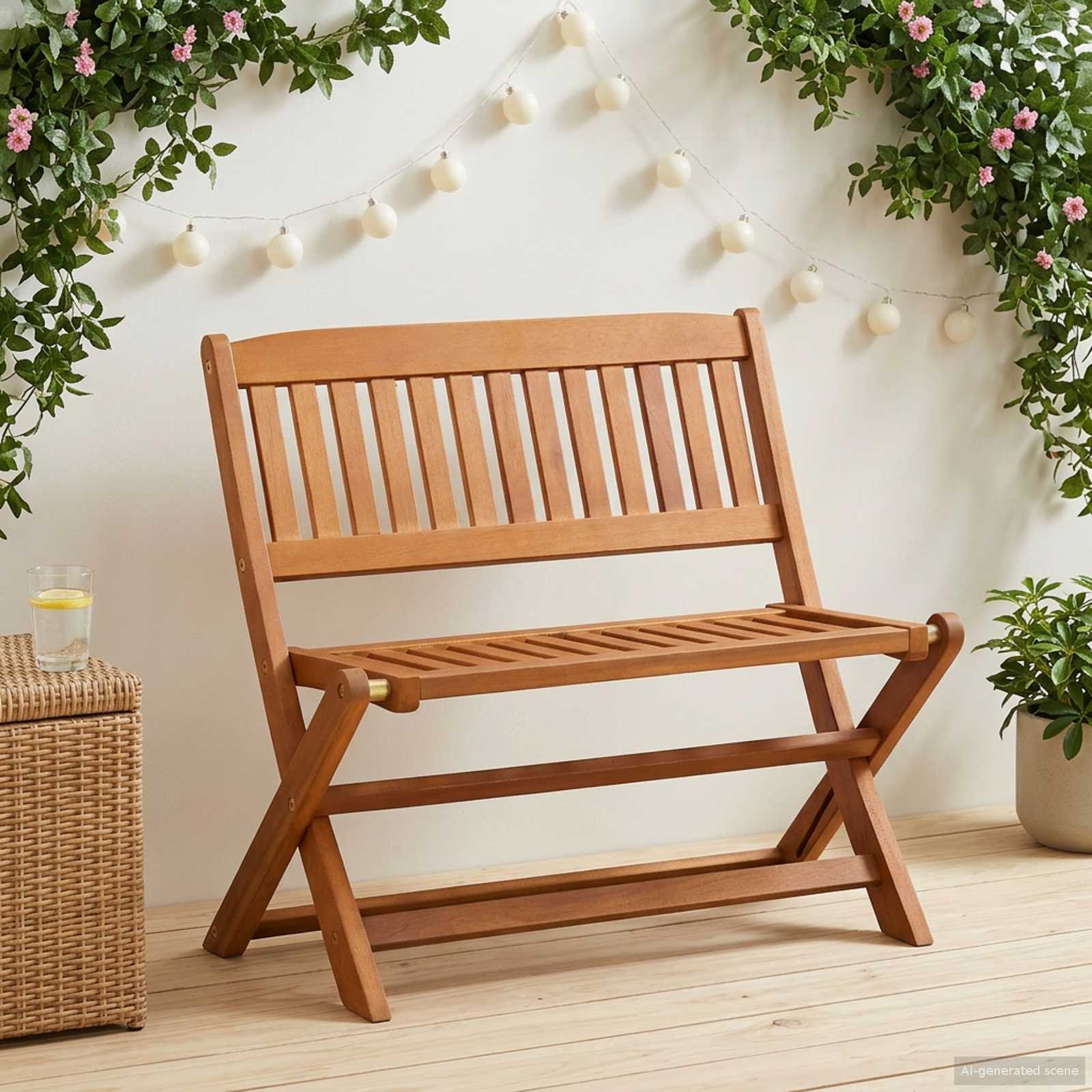 Bērnu Sols 1 -Seater 61 X 38 X 57 Cm Cieta Eikalipta Koksne