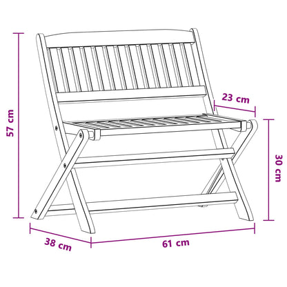 Bērnu Sols 1 -Seater 61 X 38 X 57 Cm Cieta Eikalipta Koksne