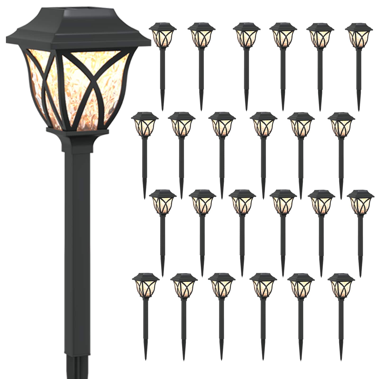 Āra Saules Gaismas Ar Zemes Tapas 24 Gab. Silti Balts 42 Cm Pp