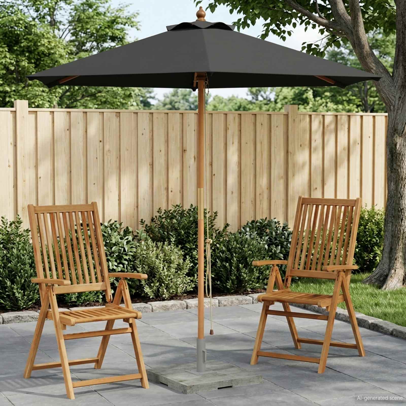 Dārza Parasols Cieta Eikalipta Koksne