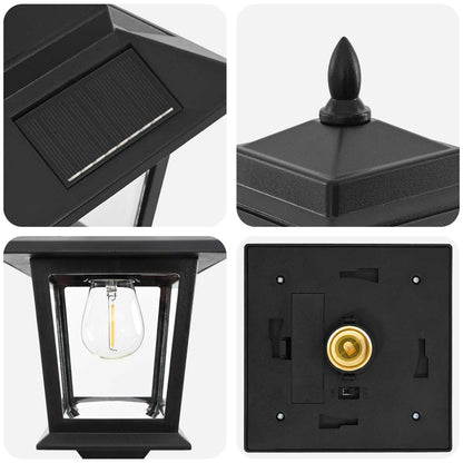Lampa Staba Komplekts 2 Gab. Melns 16 X 16 X 156 Cm