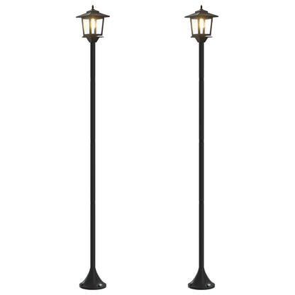 Lampa Staba Komplekts 2 Gab. Melns 16 X 16 X 156 Cm