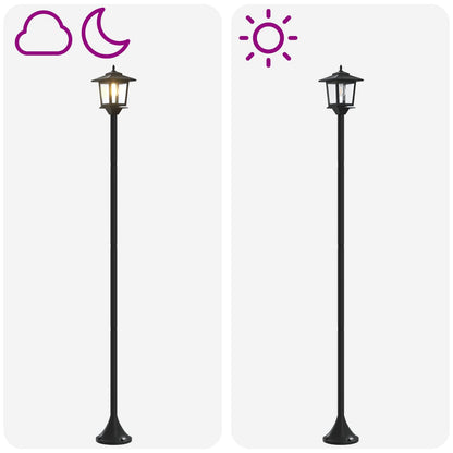 Lampa Staba Komplekts 2 Gab. Melns 16 X 16 X 156 Cm