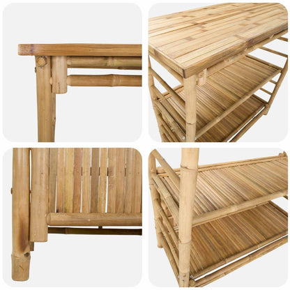 Āra Bāra Galds Dabiska 110 X 50 X 105 Cm Bambuss - HOLDORS