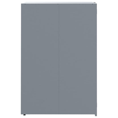 Atkritumu Tvertņu Novietne, , 69X79X117 Cm, Tērauds Pelēka - HOLDORS