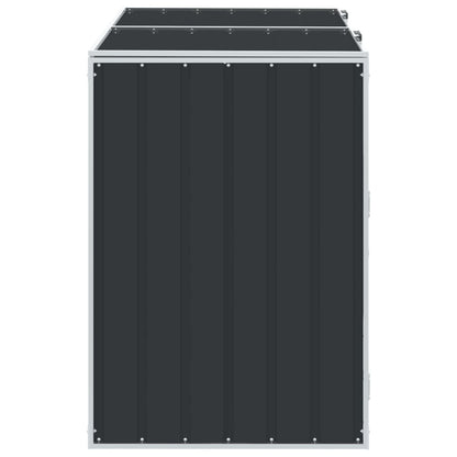 Atkritumu Tvertņu Novietne Antracītpelēka 144X81X113 Cm Tērauds - HOLDORS