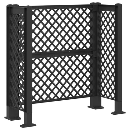 Atkritumu Tvertņu Režģis Antracīta 123 X 47 X 114 Cm Pp - HOLDORS