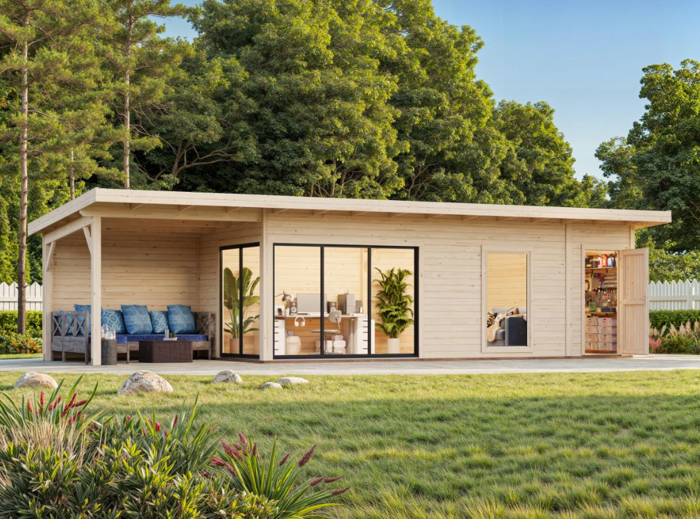 Atpūtas dārza māja Andris 21.1 + 7.9 m² - HOLDORS