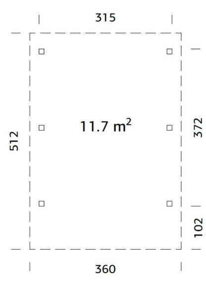 Auto nojume Kārlis 11.7 m2 - HOLDORS