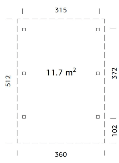 Auto nojume Kārlis 11.7 m2 - HOLDORS