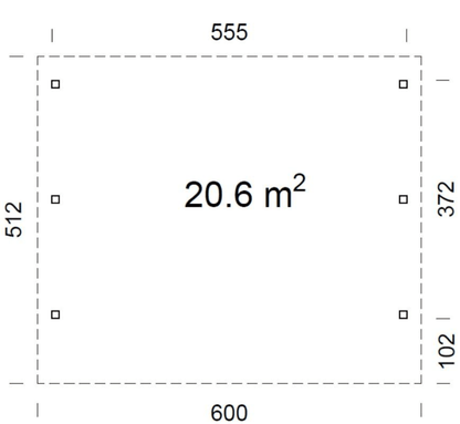 Auto nojume Kārlis 20.6 m2 - HOLDORS